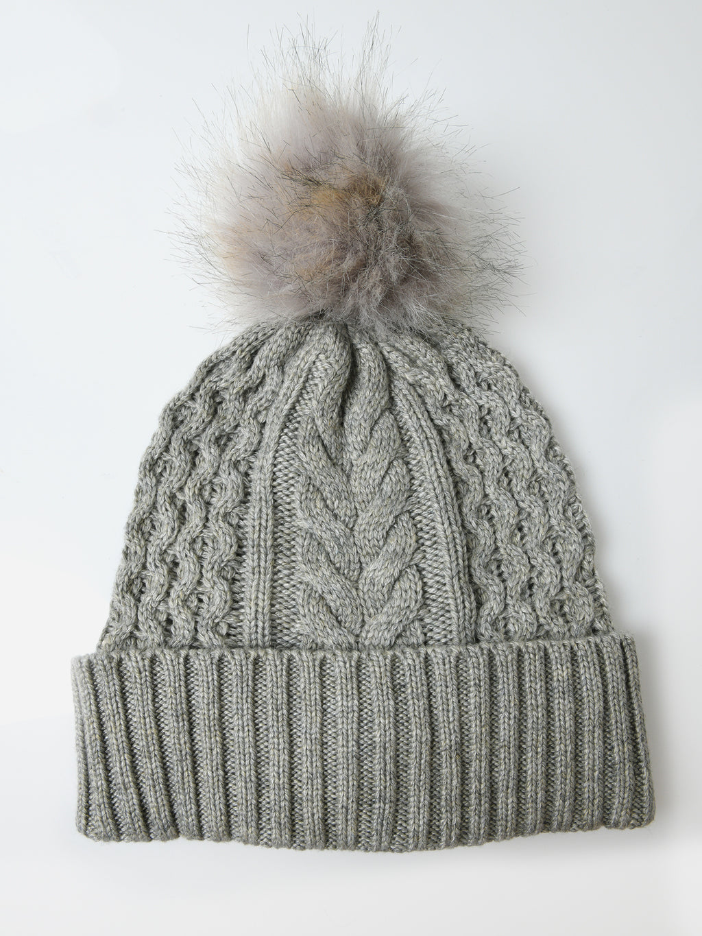 ECHO Women's Wishbone Cable Pom Hat - Saint Bernard
