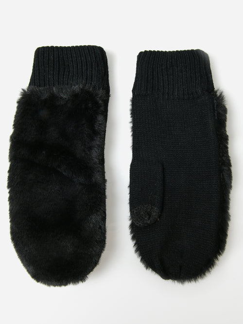 Echo Women's Faux Fur Mittens