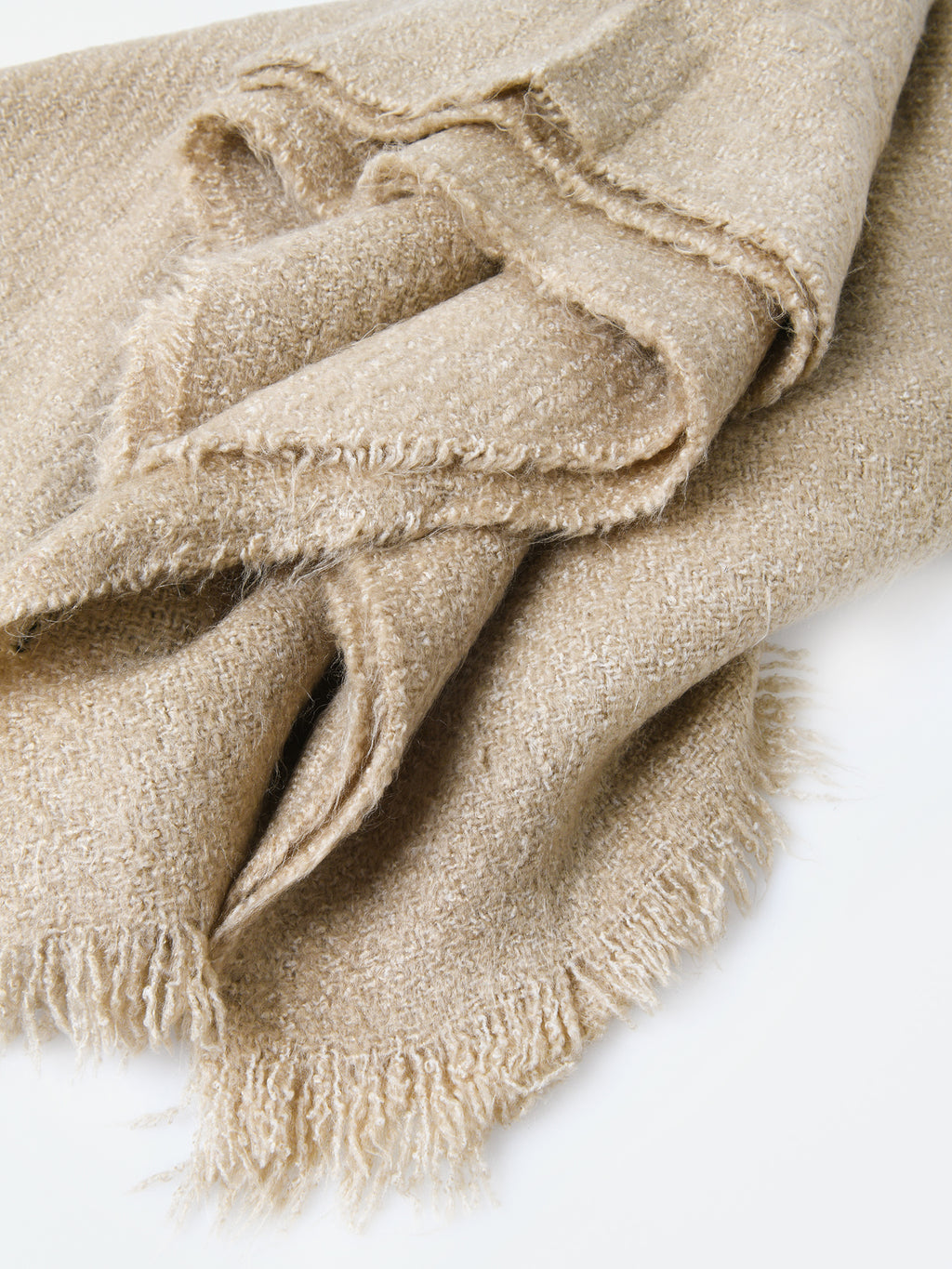 Echo Women's Plush Boucle Scarf - Saint Bernard