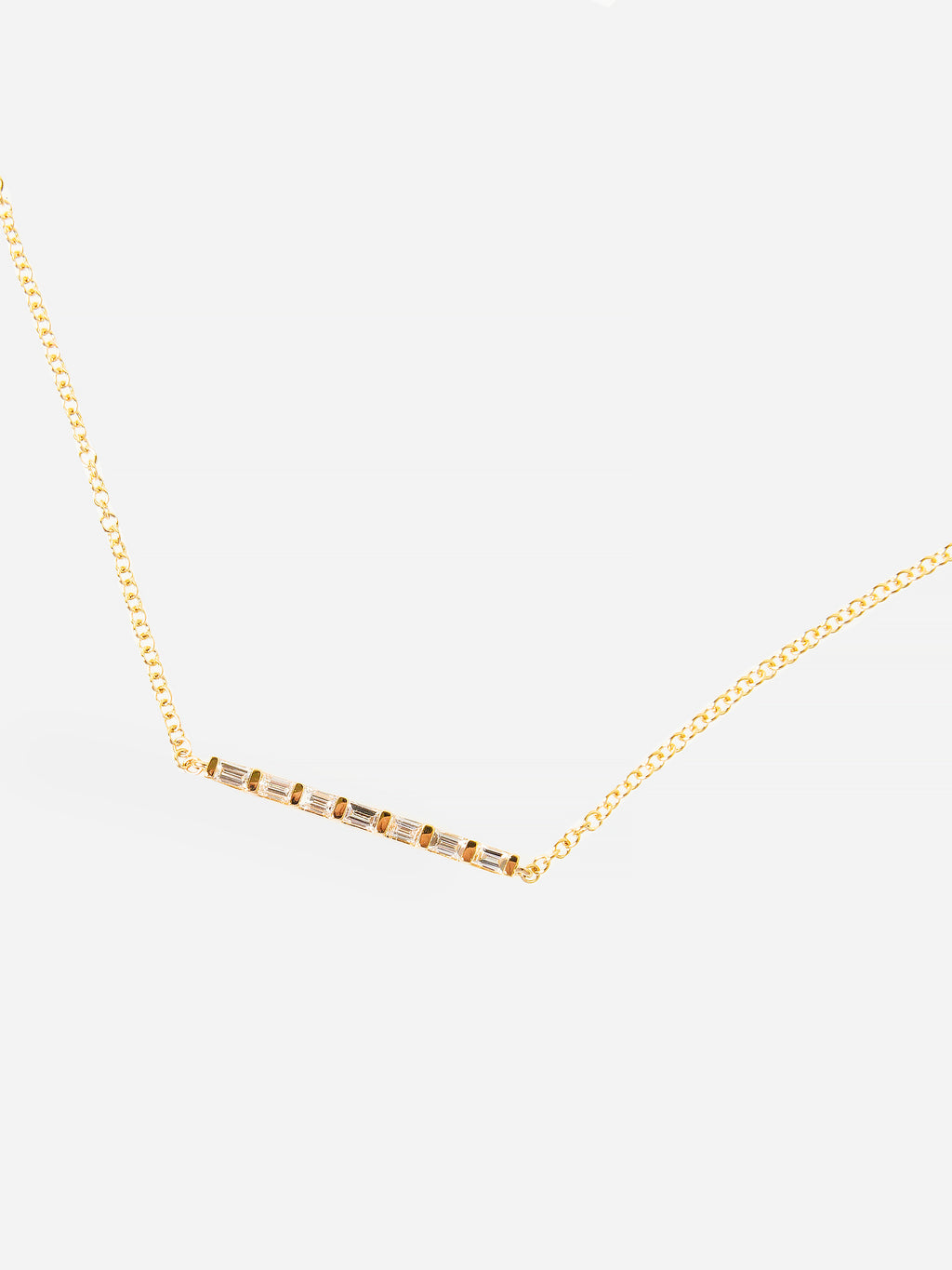 EF Collection Women's Diamond Baguette Bar Chain Bracelet - Saint Bernard