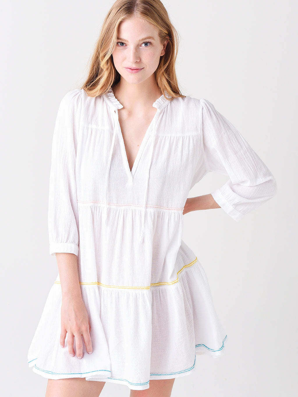 Honorine Women's New Short Giselle Dress - Saint Bernard
