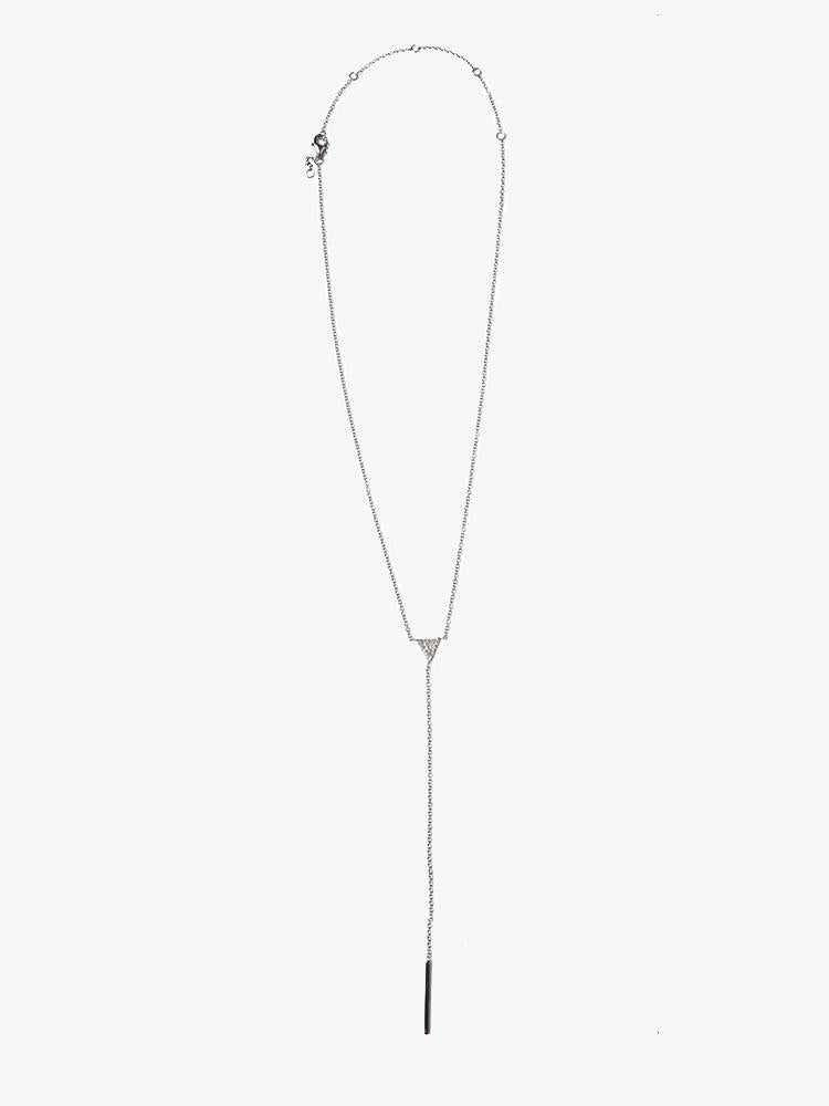 Erica Kleiman Triangle Lariot Necklace - Saint Bernard