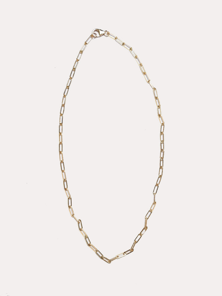 Erica Kleiman 16 in. Medium Gold Filled Link Chain Necklace