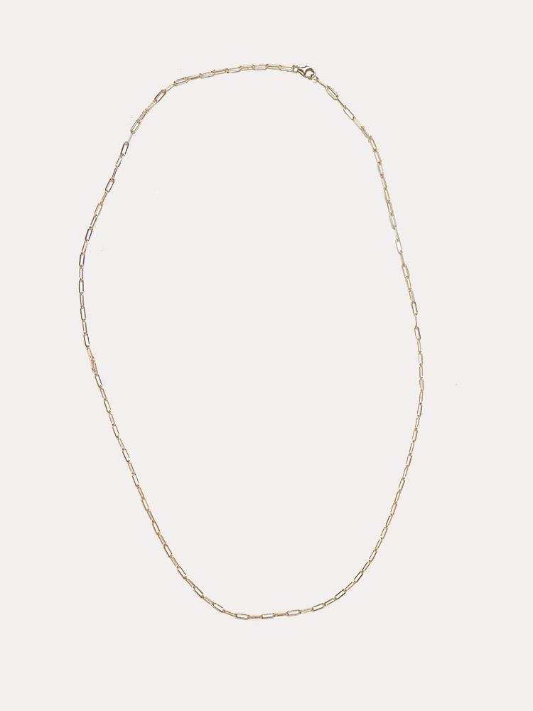 Erica Kleiman 30 in. Medium Gold Fill Link Chain Necklace - Saint Bernard