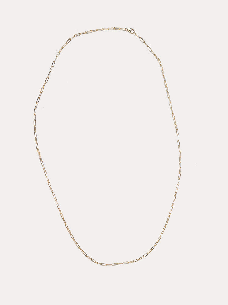 Erica Kleiman 30 in. Medium Gold Fill Link Chain Necklace