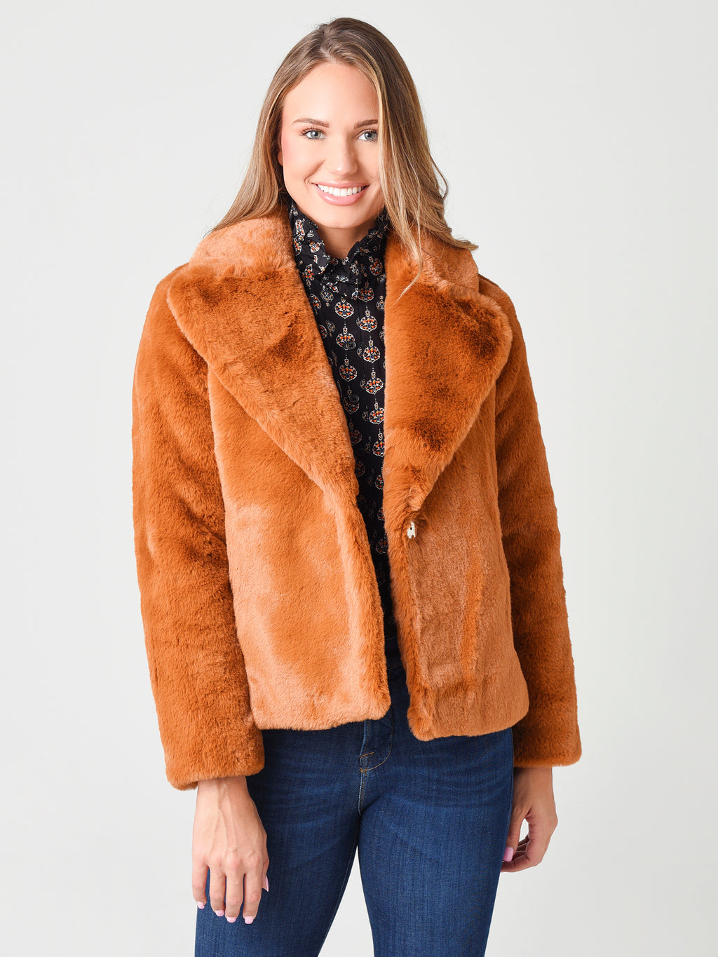 Soia & Kyo Women's Emanuela Faux Fur Jacket - Saint Bernard