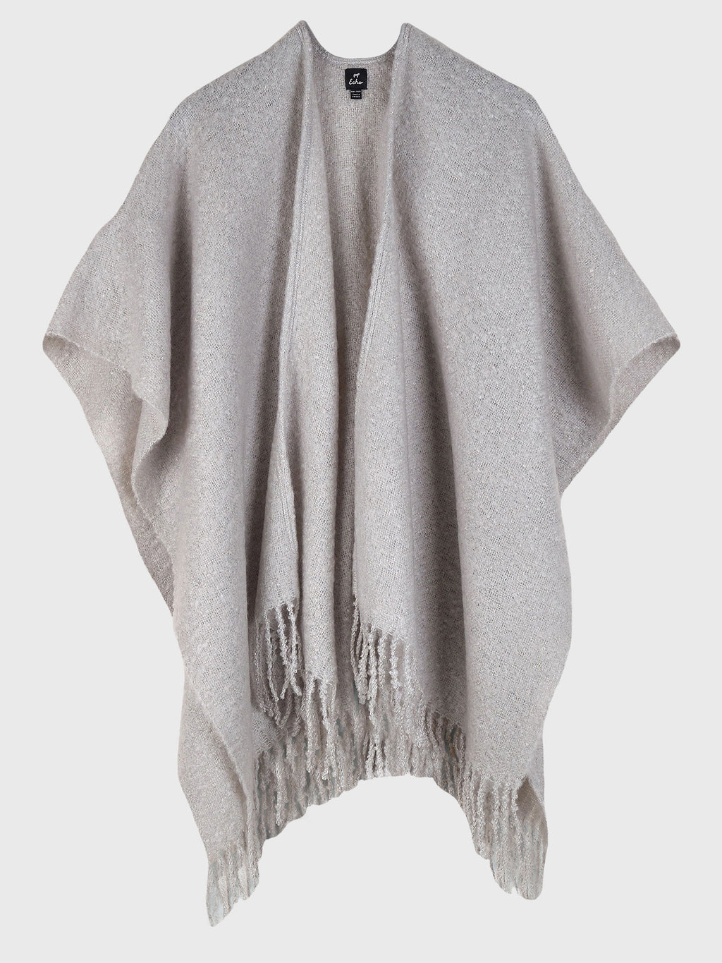 Echo Women's Solid Boucle Ruana - Saint Bernard