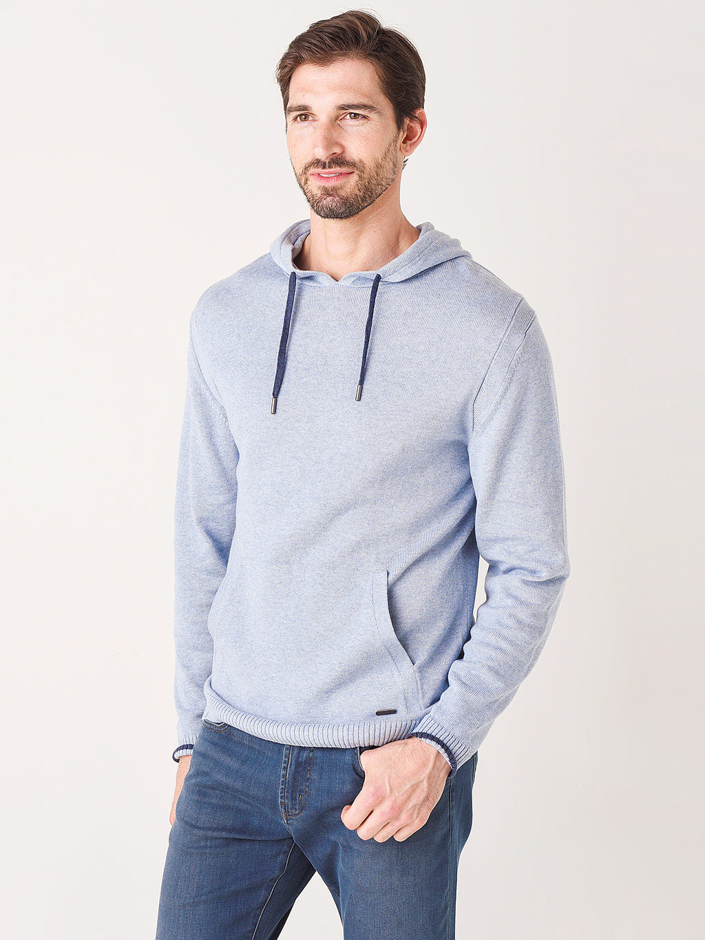 Rodd And Gunn Kingsley Park Knit Hoodie - Saint Bernard