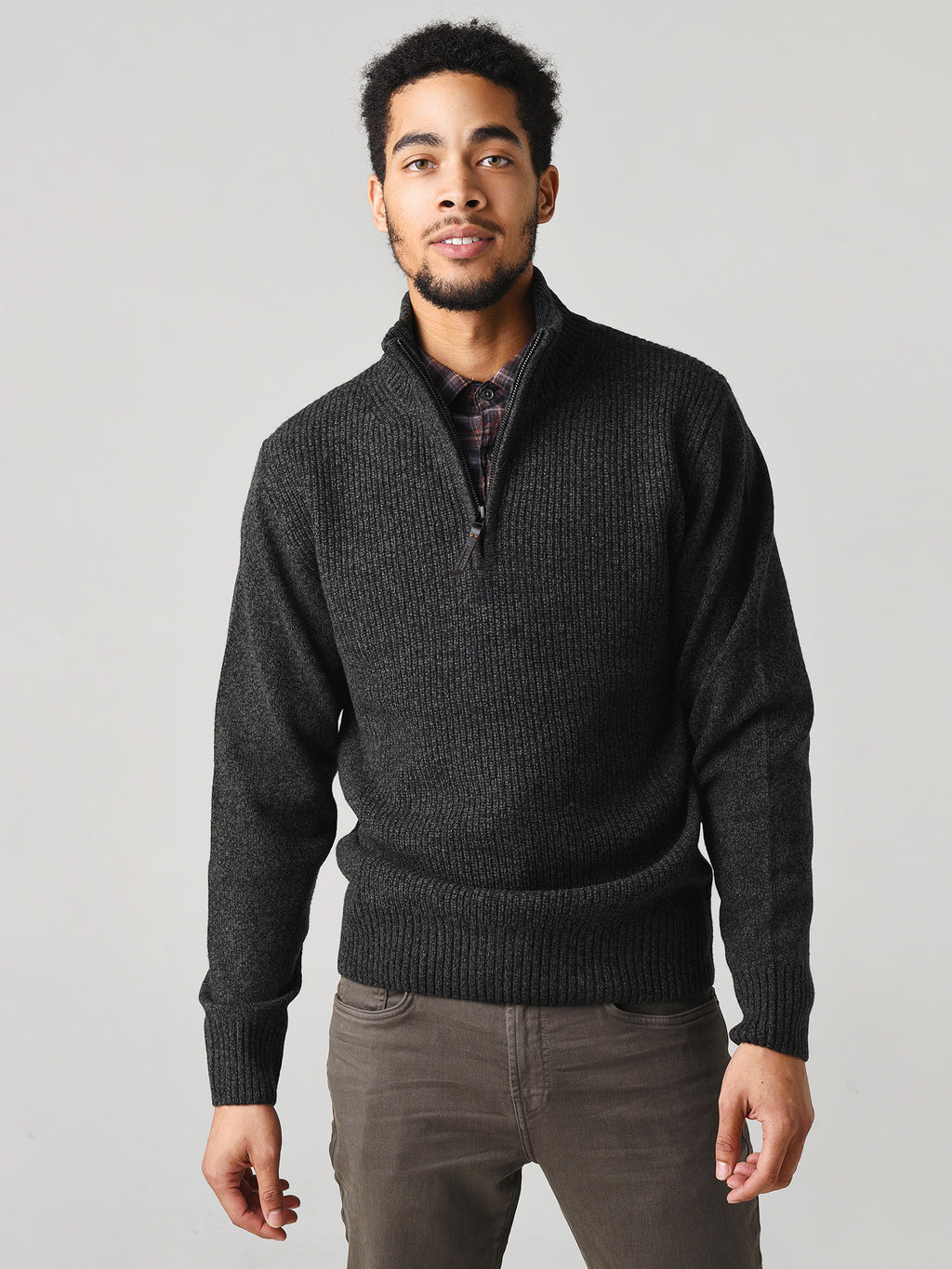 Rodd And Gunn Men's Charleston Knit Quarter-Zip Sweater - Saint Bernard