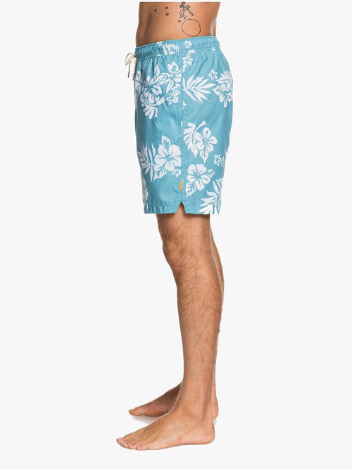 Quiksilver Men's Waterman Floral Feelings 18" Volley Swim Trunks