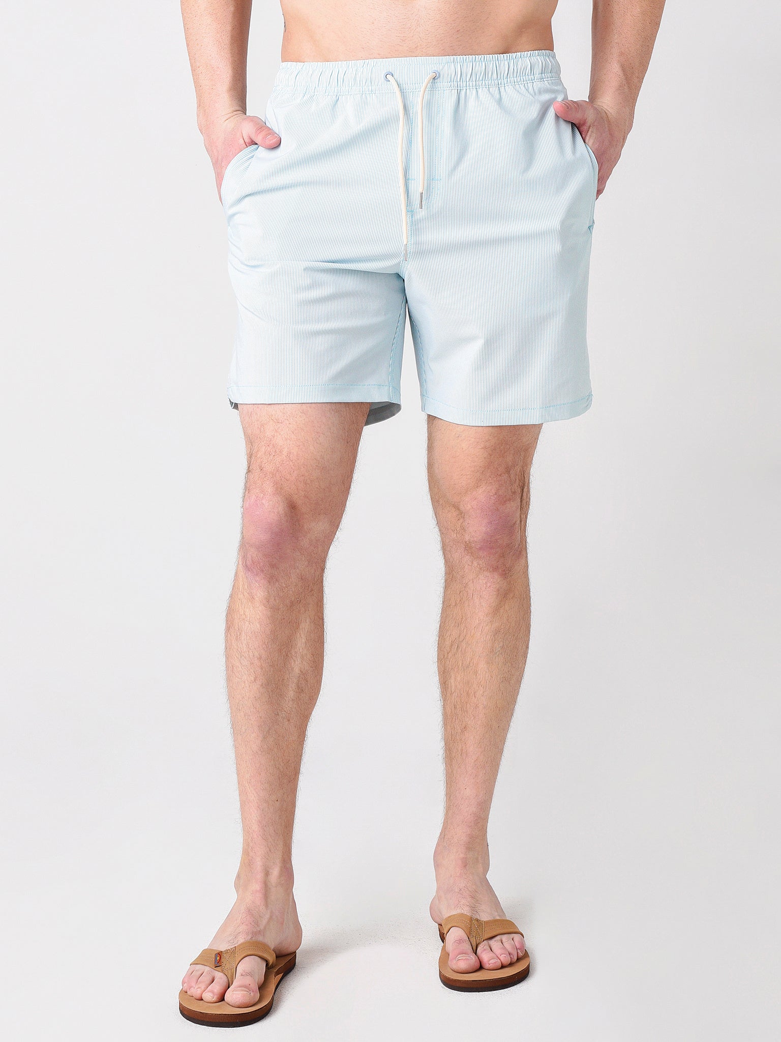 Quiksilver Men's Waterman The Deck 18" Volley Swim Trunks - Saint Bernard