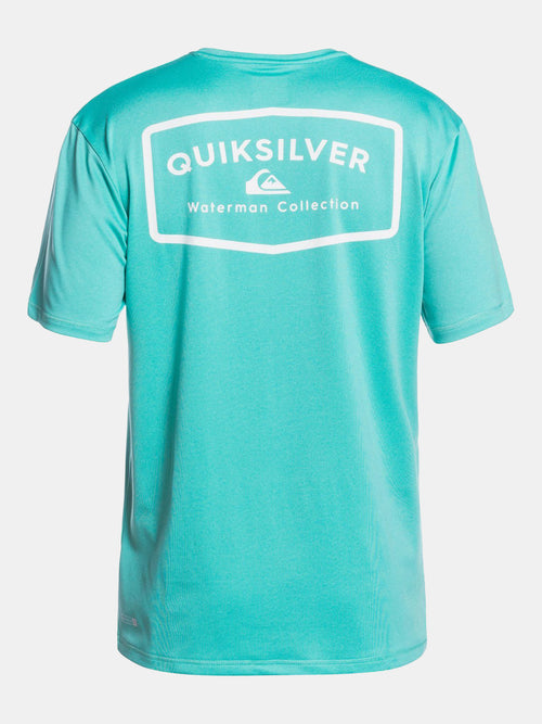 Quiksilver Men's Waterman Gut Check short Sleeve UPF 50 Surf Tee