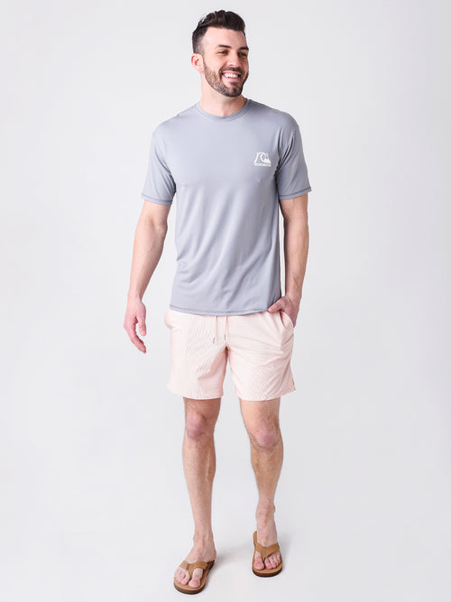 Quiksilver Men's Heritage Short Sleeve UPF 50 Surf Shirt