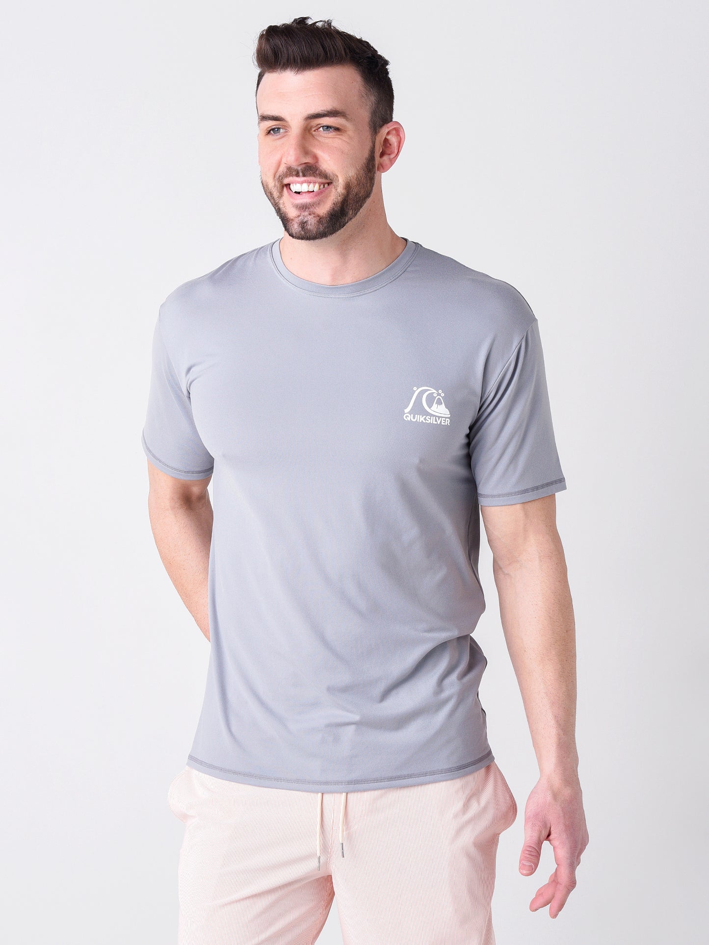 Quiksilver Men's Heritage Short Sleeve UPF 50 Surf Shirt