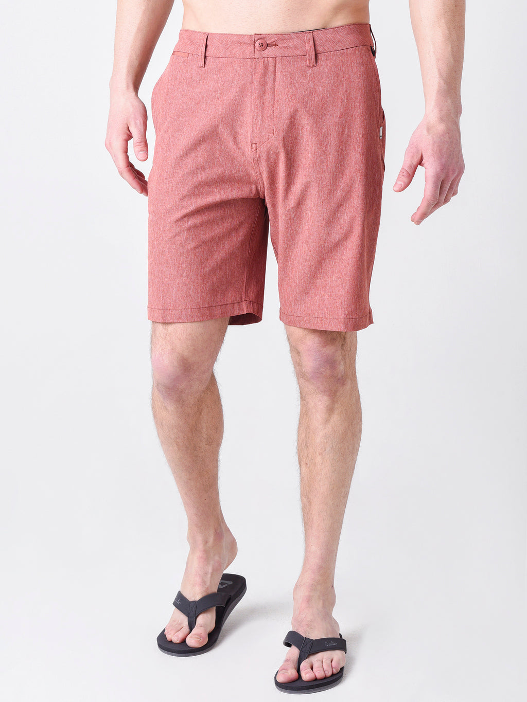 Quiksilver Men's Union Heather 20" Amphibian Board Short - Saint Bernard