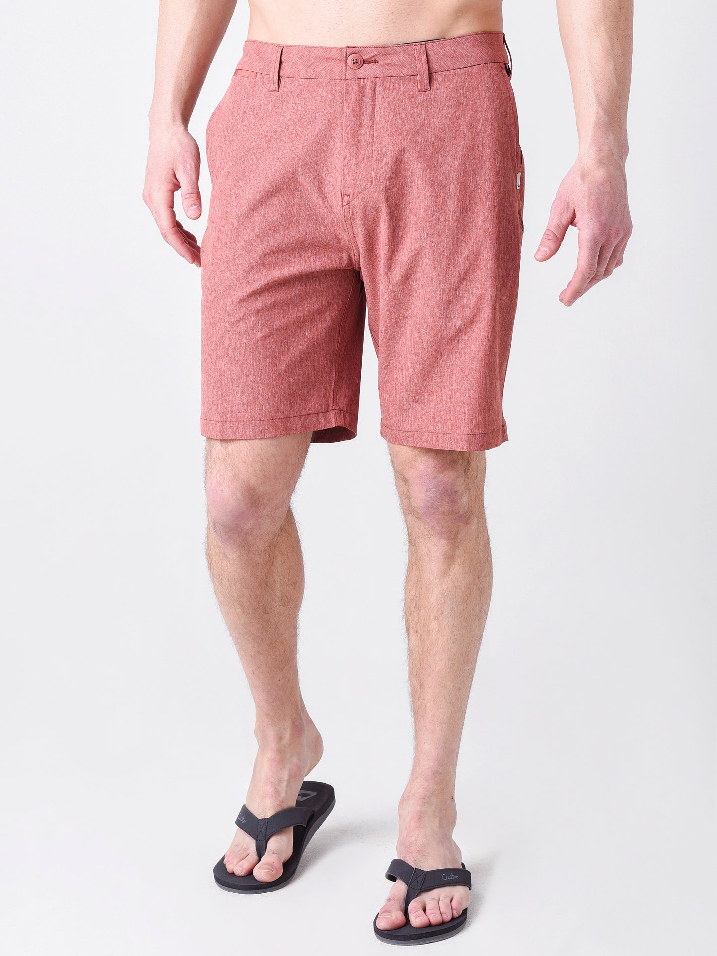 Quiksilver Men's Union Heather 20" Amphibian Board Short - Saint Bernard