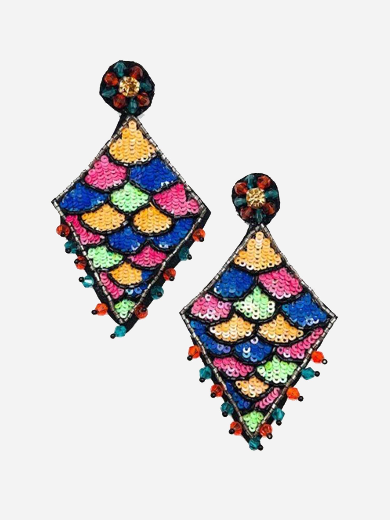 Allie Beads Party Drop Earring - Saint Bernard