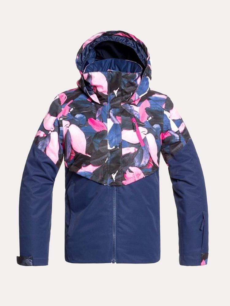 Roxy Girls' Frozen Flow Snow Jacket - Saint Bernard