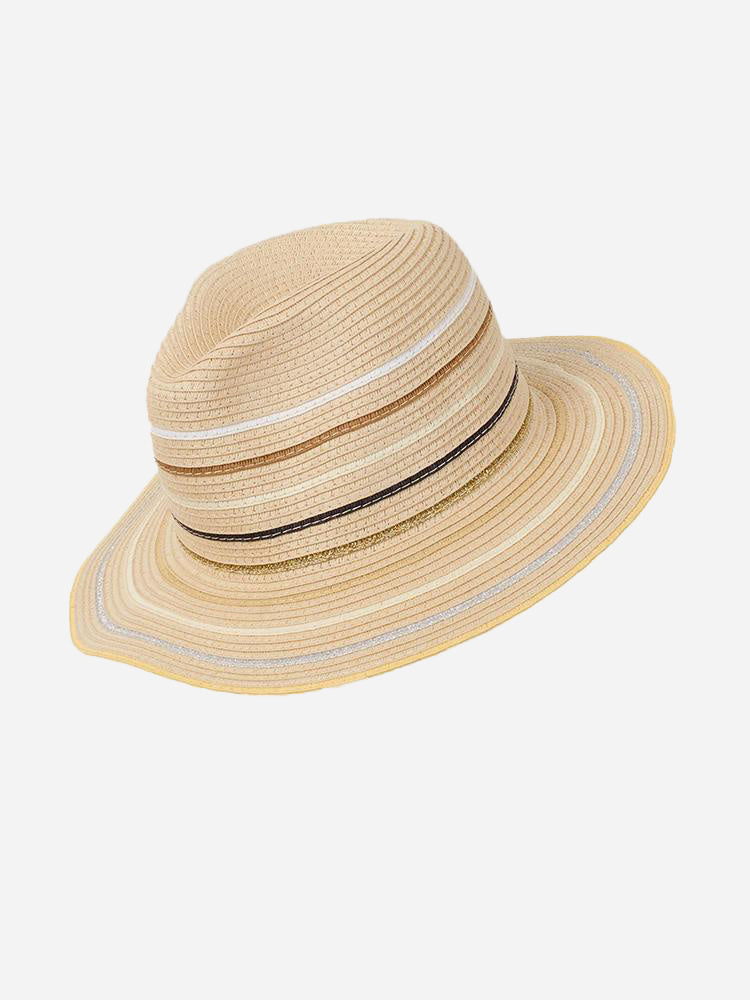 Echo Multi Stripe Fedora - Saint Bernard