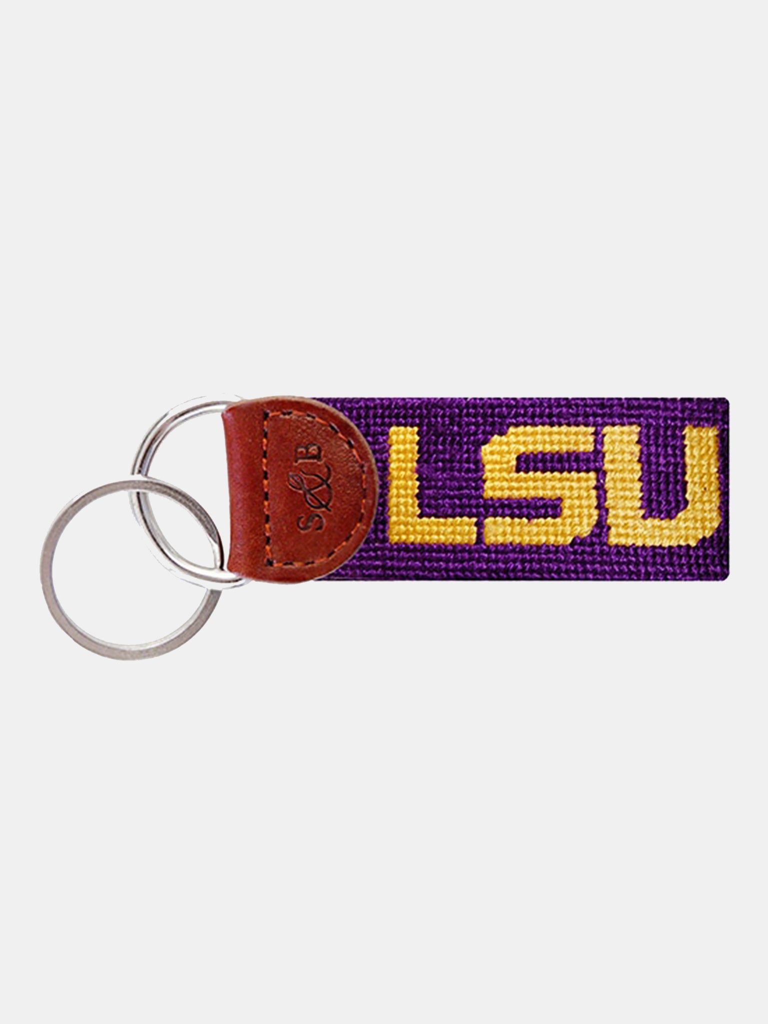 Smathers + Branson LSU Key Fob - Saint Bernard