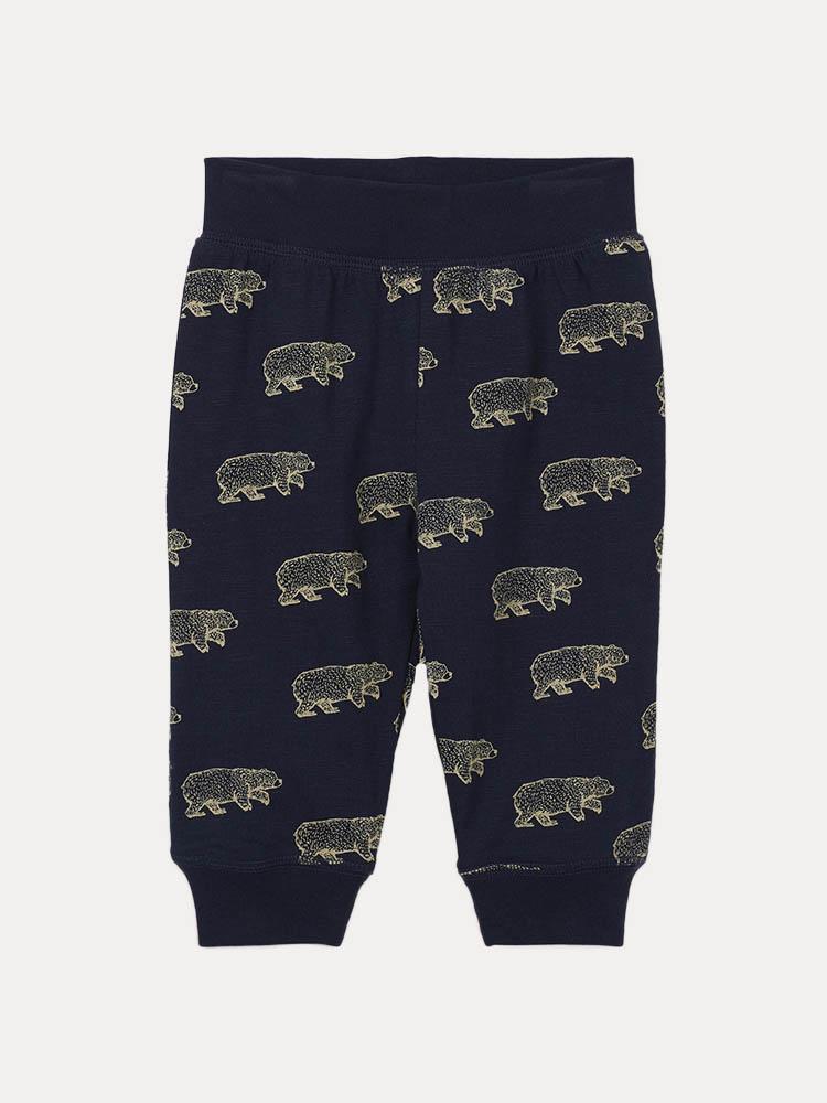 Hatley Little Boys' Band Of Bears Reversible Joggers - Saint Bernard