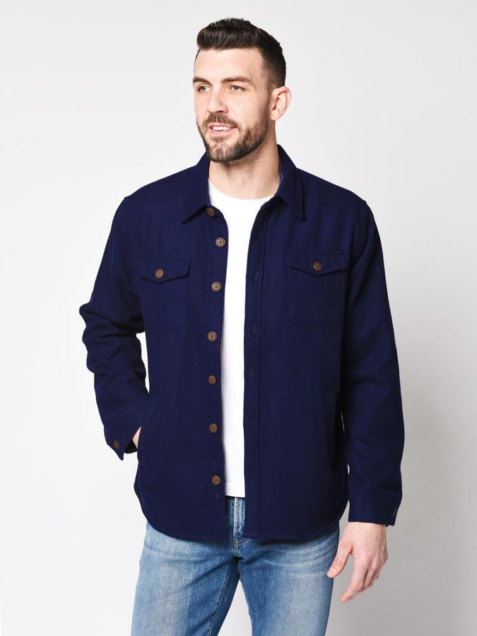The Normal Brand Men's Brightside Flannel Lined Jacket – Saint Bernard