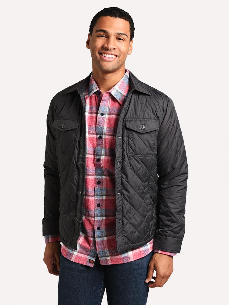 Men's The Normal Brand Quilted Sherpa Lined Shacket
