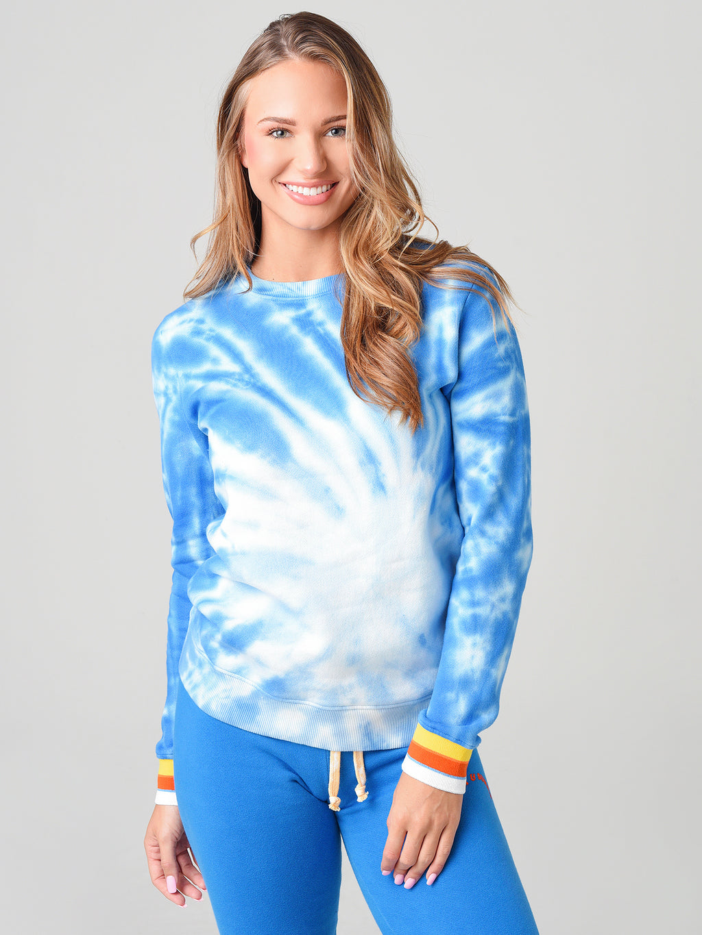 Warm Women's Tie-Dye Sweatshirt - Saint Bernard