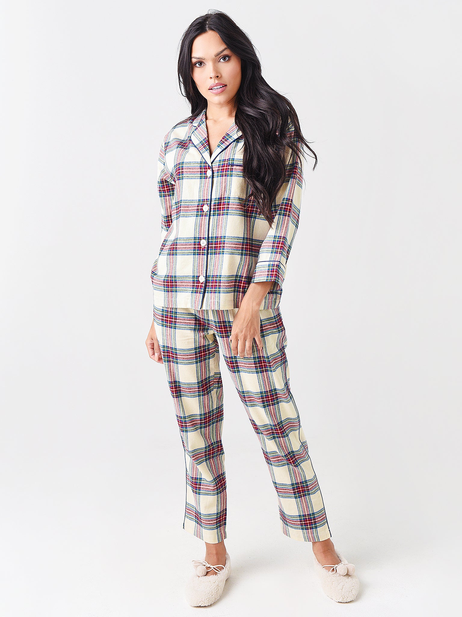 Sleepy Jones Women's Marina Pajama Set - Saint Bernard