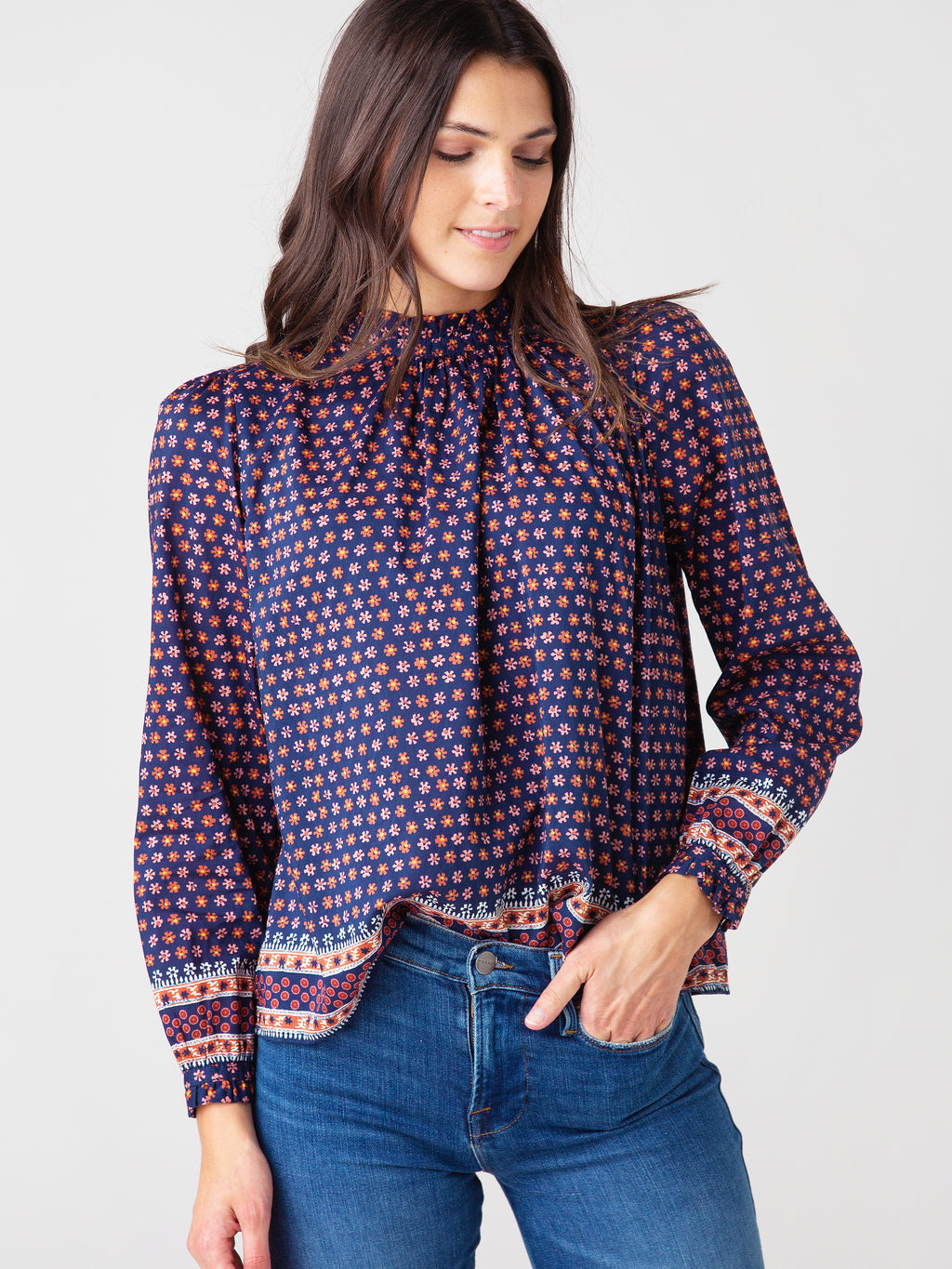 Trovata Women's Hillary Blouse - Saint Bernard