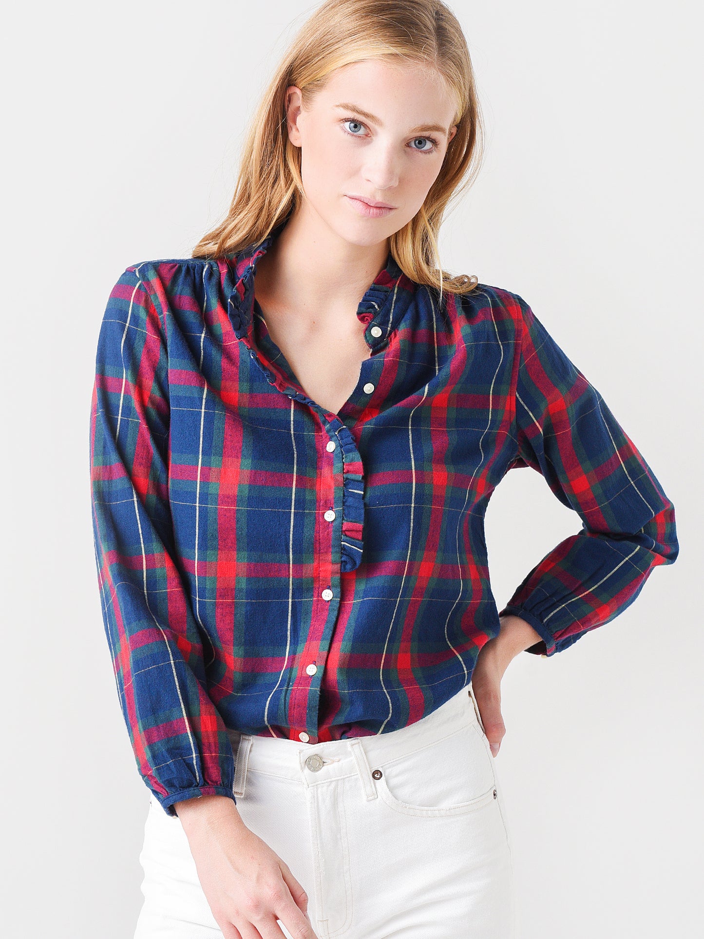 Trovata Women's Michelle Blouse - Saint Bernard