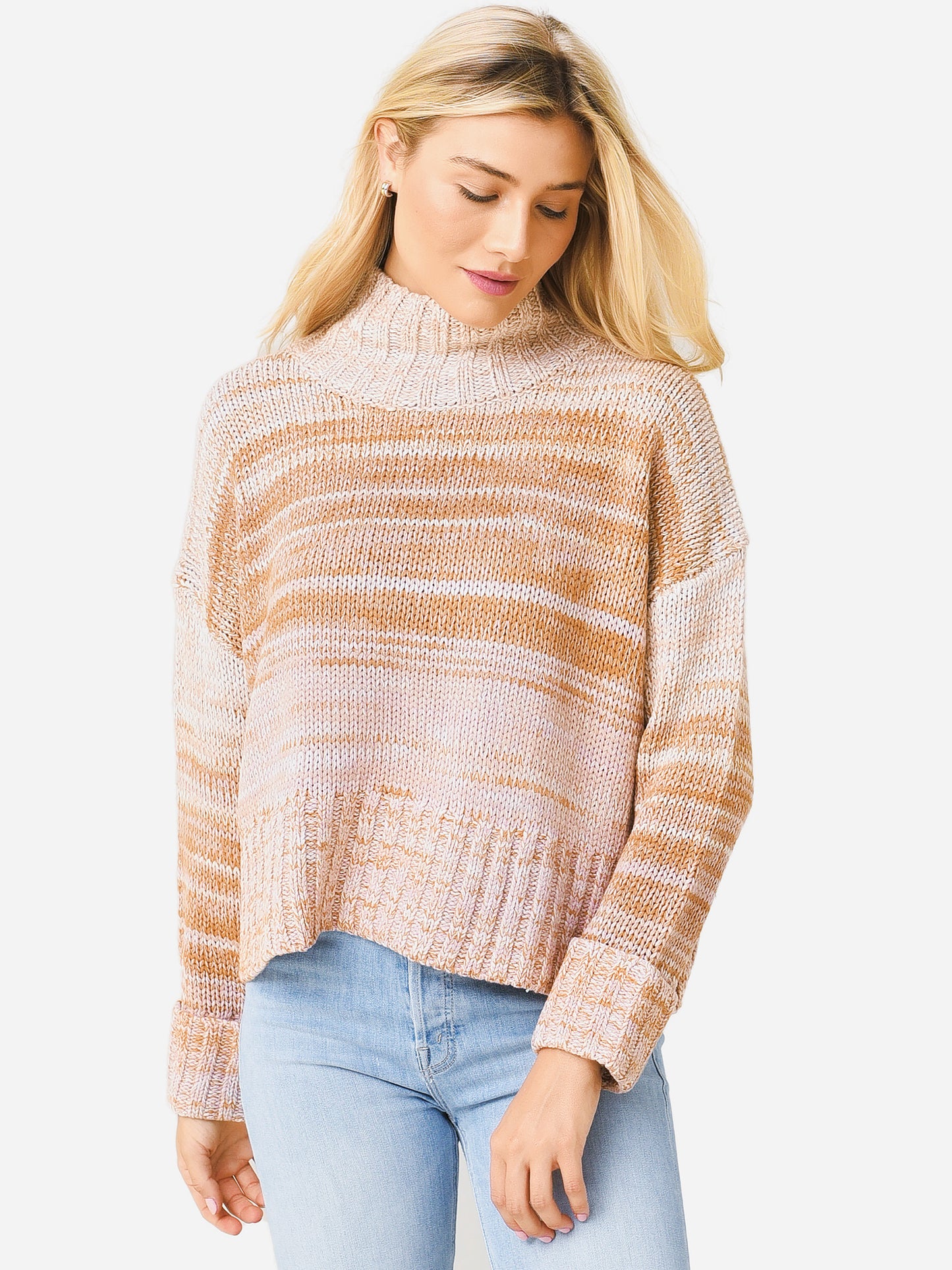 525 Women's Ombre Blair Turtleneck Sweater