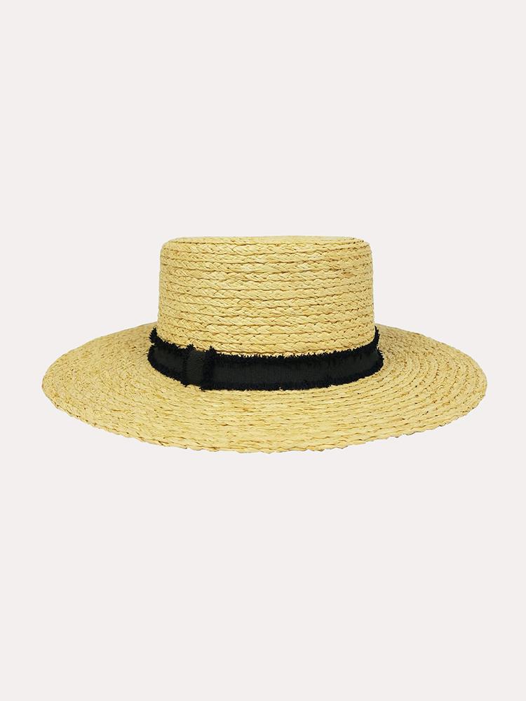 Hat Attack Women's Classic Boater - Saint Bernard