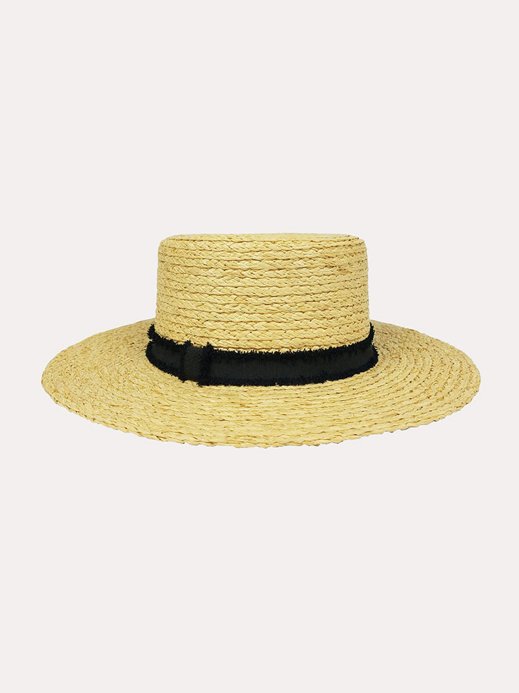Hat Attack Women's Classic Boater - Saint Bernard