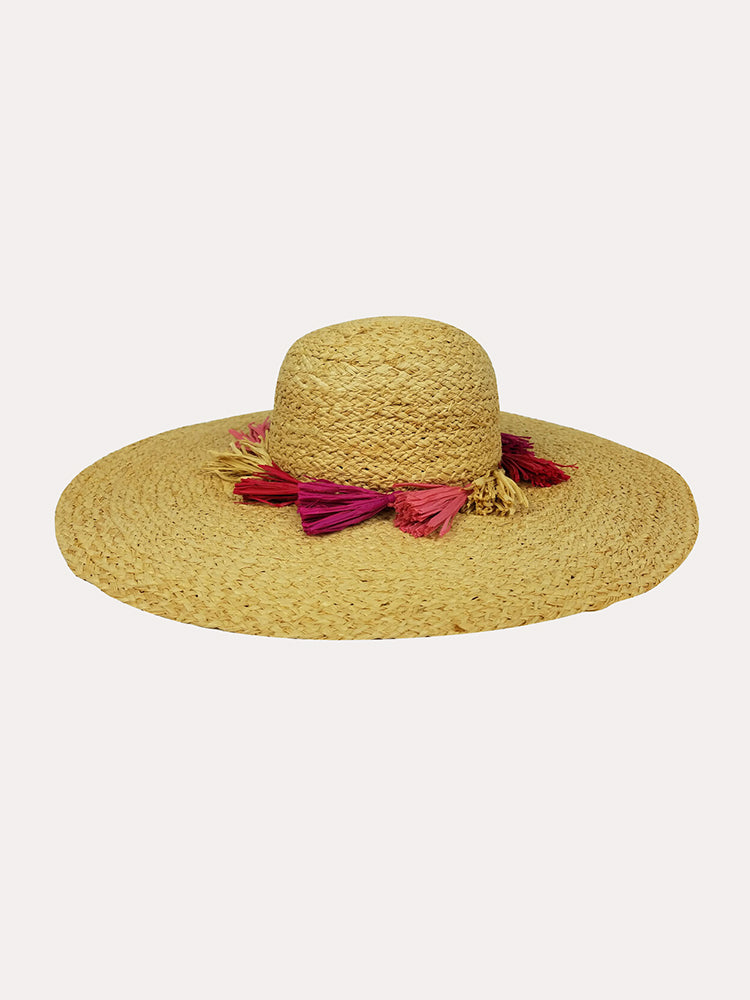 Hat Attack All Around Tassels Sun Hatl - Saint Bernard