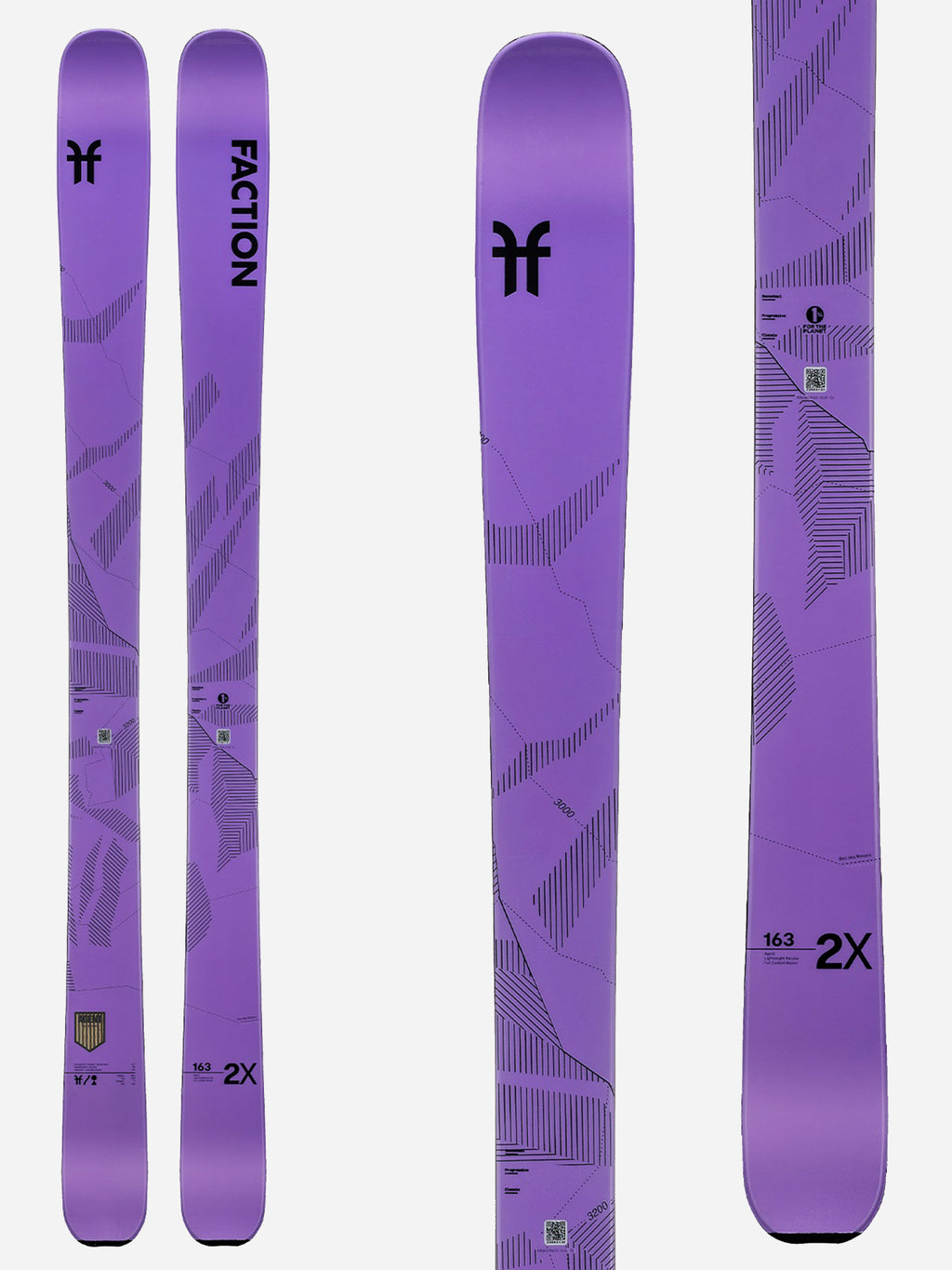 Faction Agent 2X Women's Skis 2023 - Saint Bernard