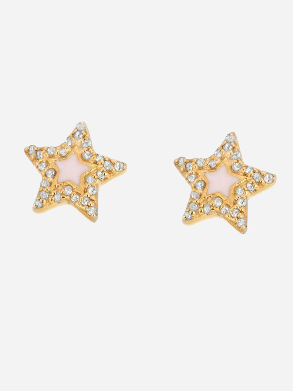 Joy Dravecky Diamond Star Stud Earrings - Saint Bernard