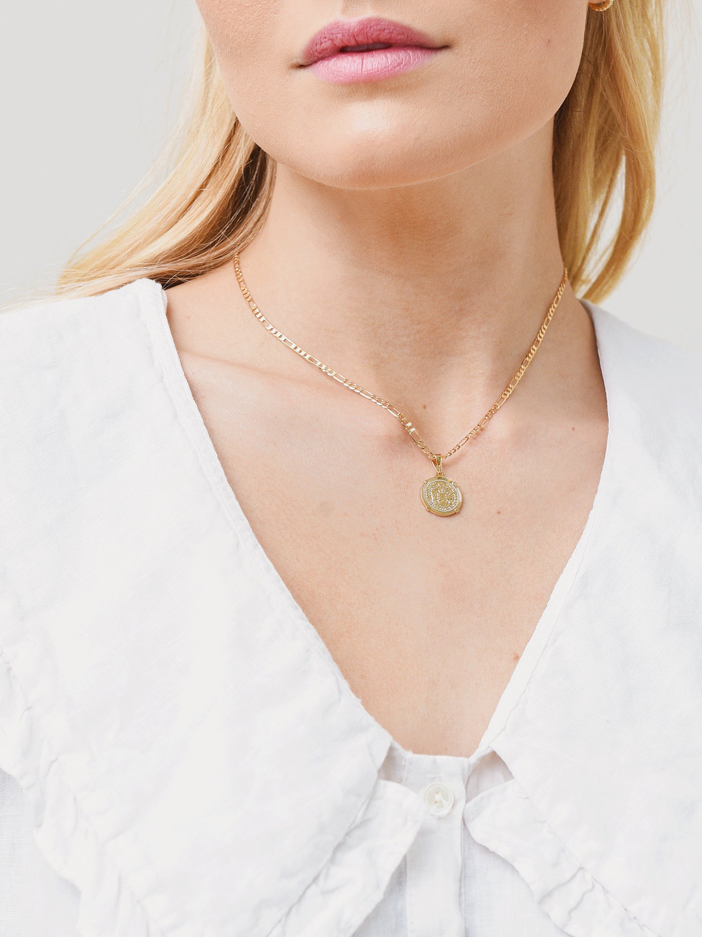 FIGAROCOINNECKLACExGOLD-alt1