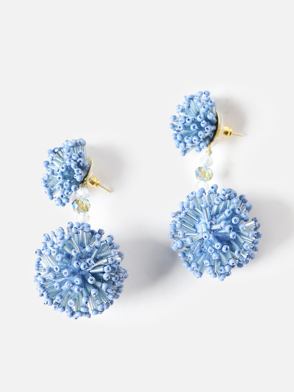 Oliphant Fireworks Beaded Earring - Saint Bernard