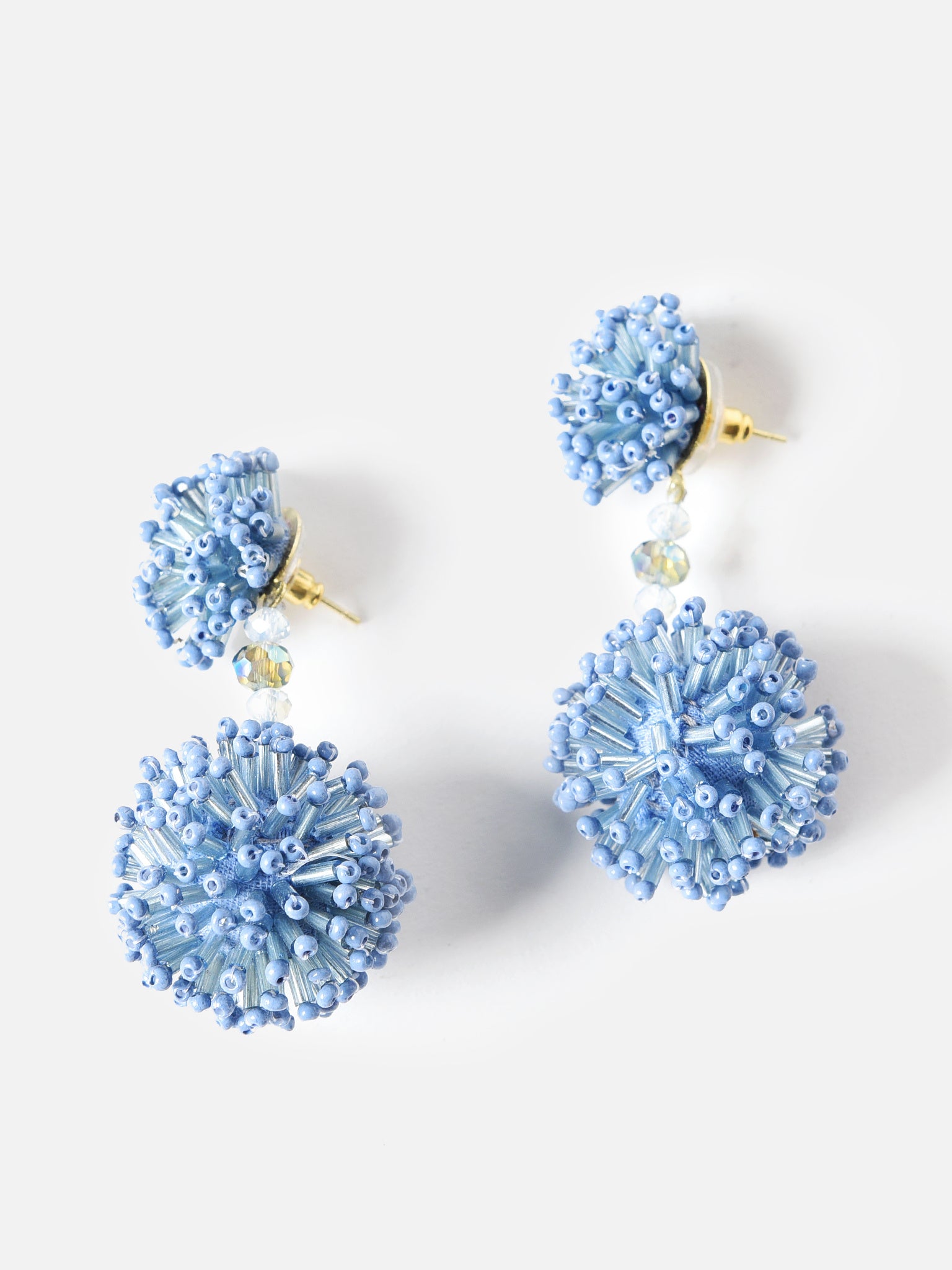 Oliphant Fireworks Beaded Earring - Saint Bernard