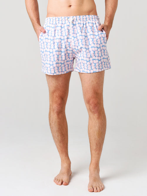 Bermies Men's Fish Swim Trunk