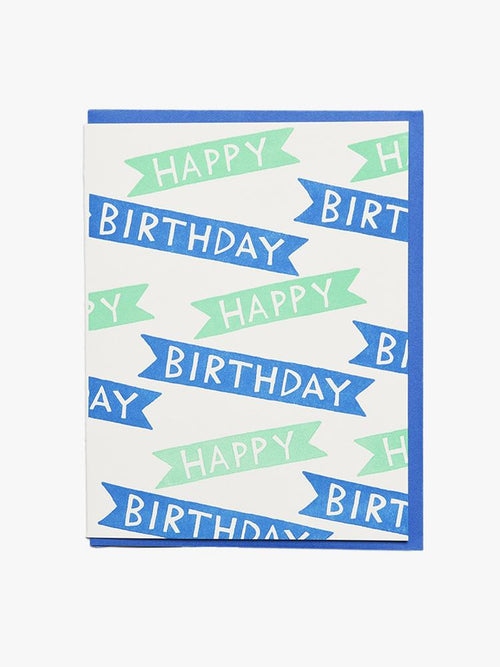 Bench Pressed Flags Greeting Card