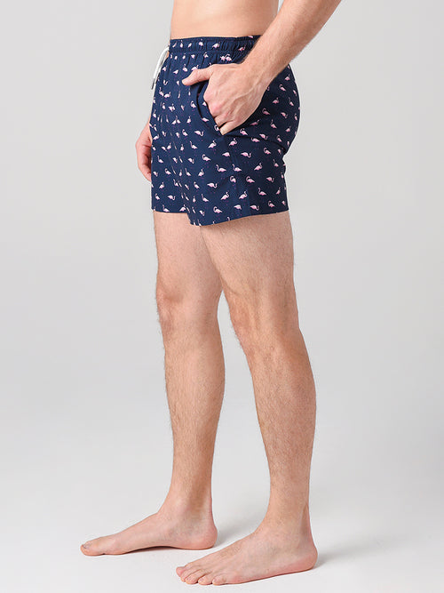 Bermies Men's Flamingo Swim Trunk