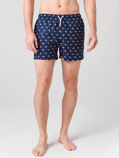 Bermies Men's Flamingo Swim Trunk