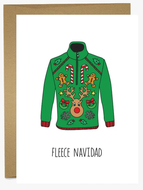 Humdrum Paper Fleece Navidad - Saint Bernard