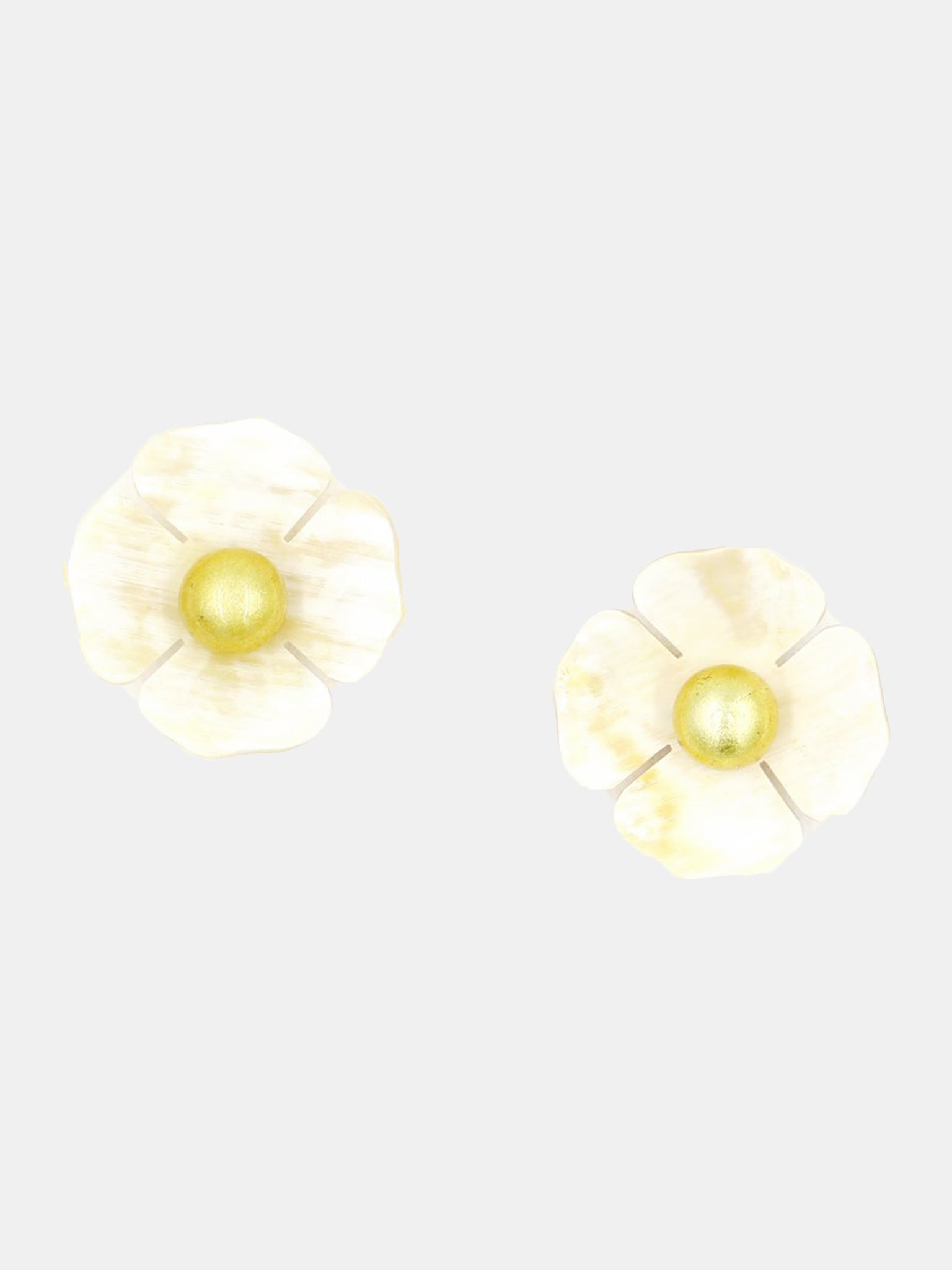 Sunshine Tienda Flower Horn Earring - Saint Bernard