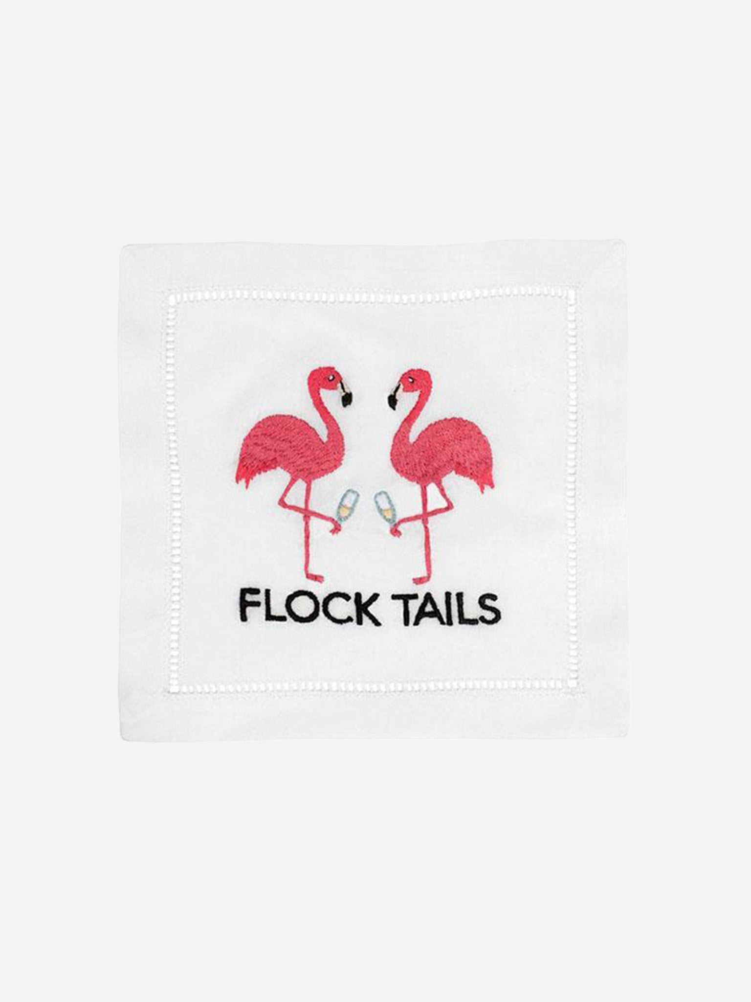 August Morgan Flocktail Cocktail Napkin Set - Saint Bernard