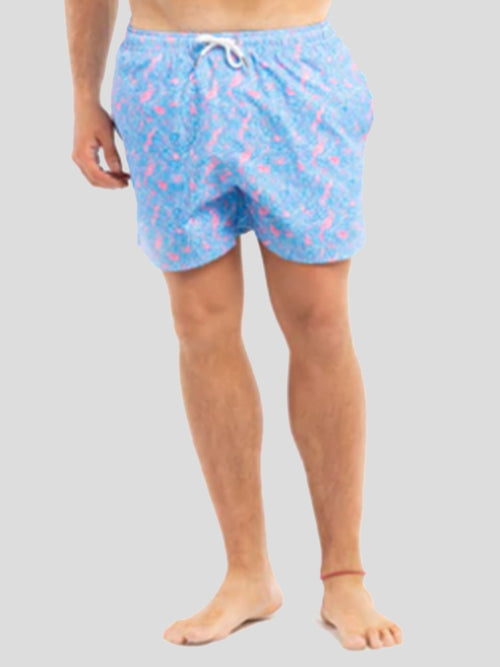 Bermies Men's Floral Swim Trunk