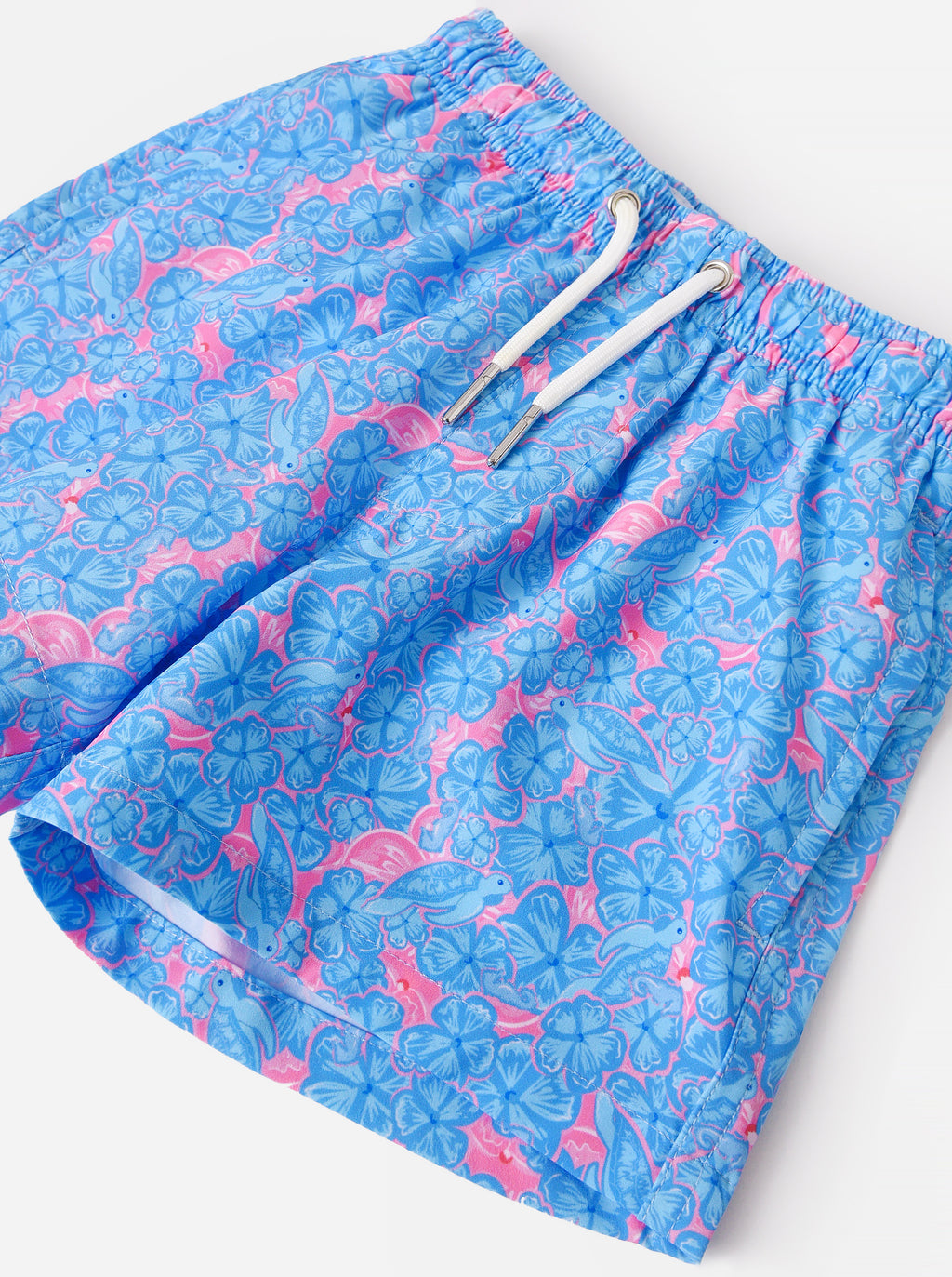 Bermies Boys' Floral Swim Trunk - Saint Bernard