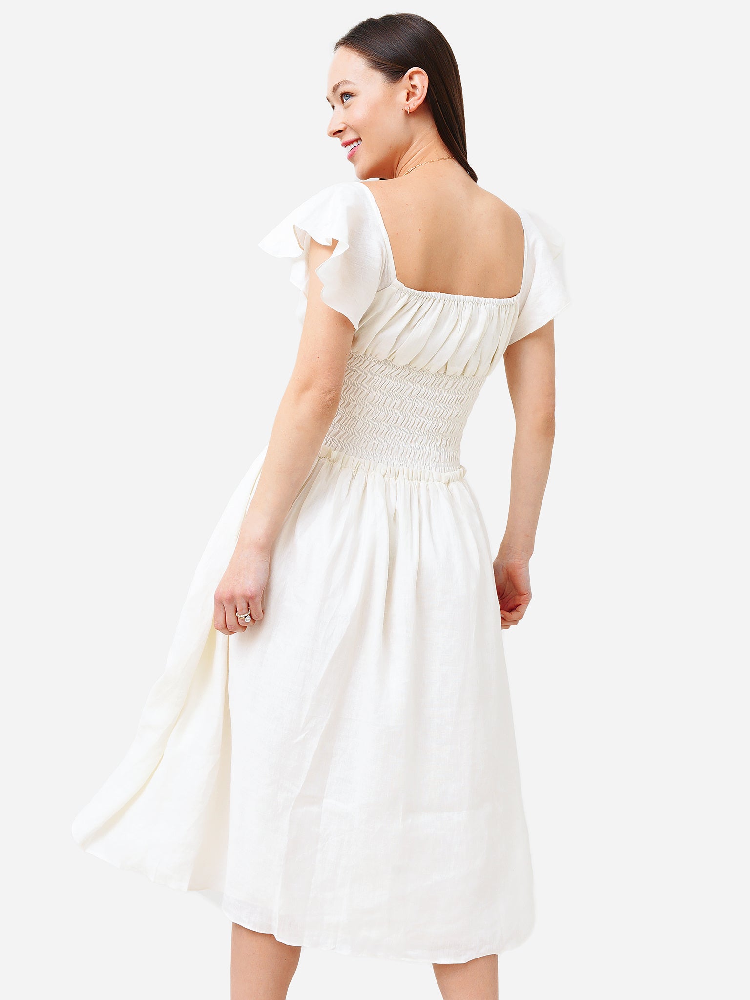 FLUTTER MIDI DRESSxWHITECOTTONBRODERIE-alt3